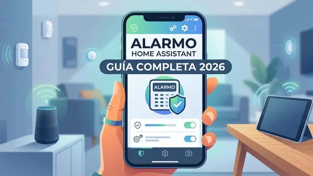 Alarmo en Home Assistant (2026): Cómo Crear una Alarma SIN Cuotas Paso a Paso