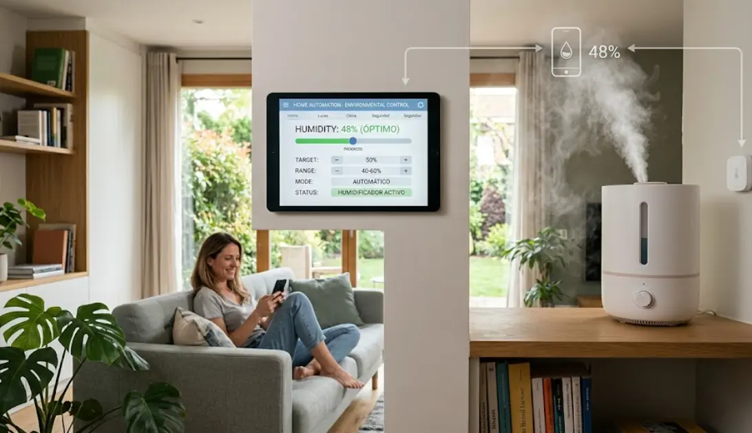 Automatizar el Nivel de Humedad Ambiental: Salud y Domótica 2026