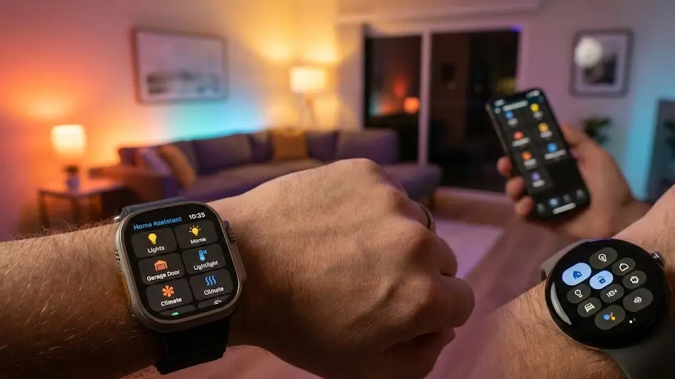 Controlar Home Assistant con Apple Watch y Wear OS: Guía 2026