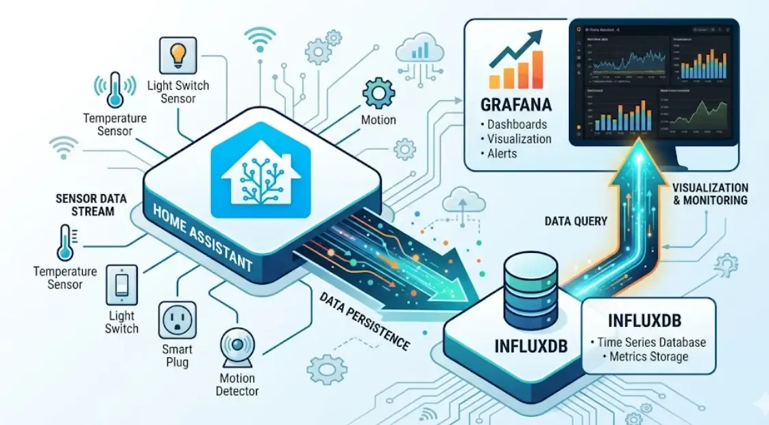 Conexión entre Grafana e InfluxDB en Home Assistant