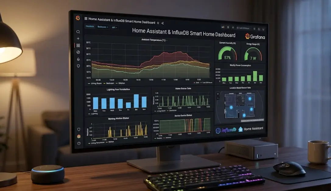 InfluxDB y Grafana en Home Assistant: Datos Históricos Pro (Guía 2026)
