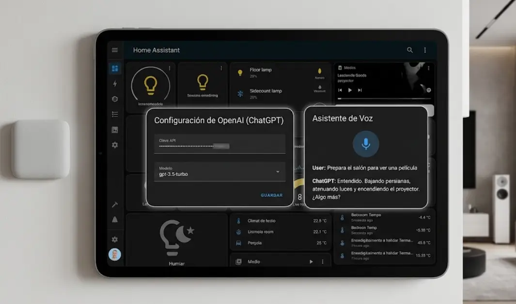 Conecta ChatGPT a tu domótica y controla todo con IA. Guía fácil y actualizada 2026.