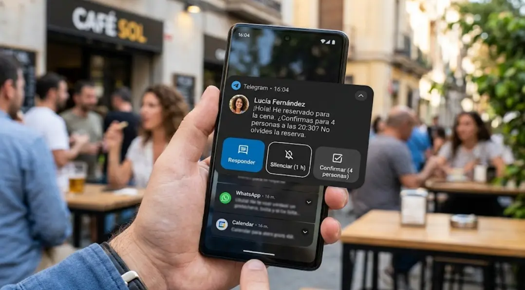 Notificaciones Accionables en Home Assistant 2026: Telegram + App Móvil