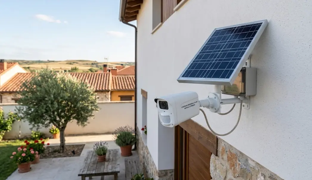Placas Solares para Cámaras de Seguridad: Guía Real con Cálculo Exacto de Batería (2026)
