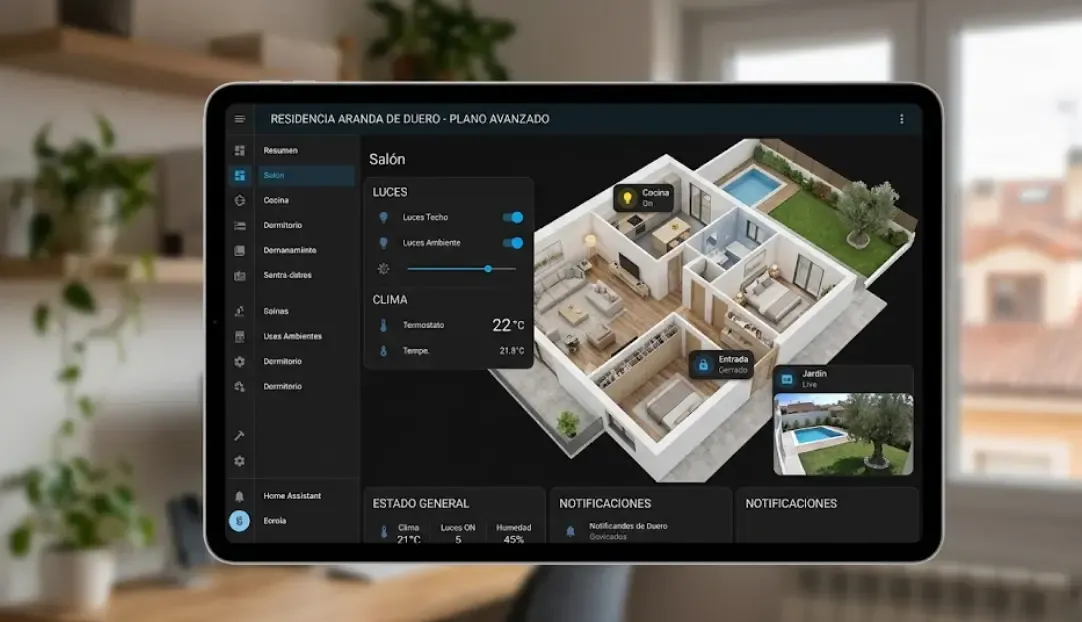 Ejemplo de plano avanzado con Floorplan HACS Home Assistant