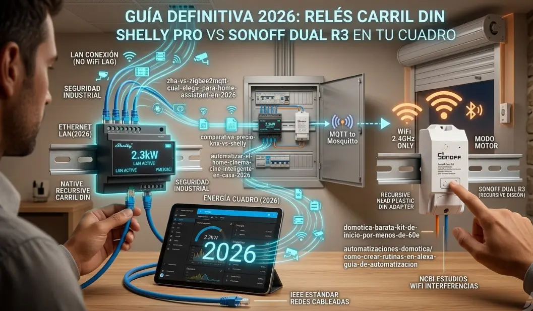 Comparativa real 2026 de relés DIN: potencia, precio y fiabilidad. ¿Cuál es mejor para tu cuadro eléctrico?