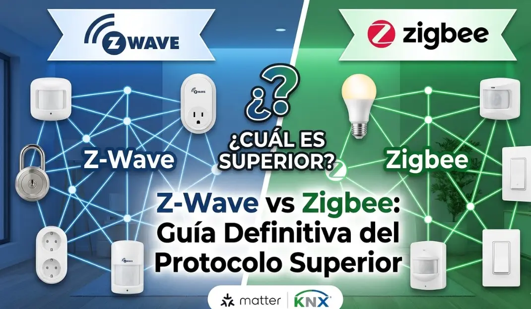 Alcance, fiabilidad y consumo. Comparativa clara 2026 para que elijas el protocolo perfecto para tu casa.