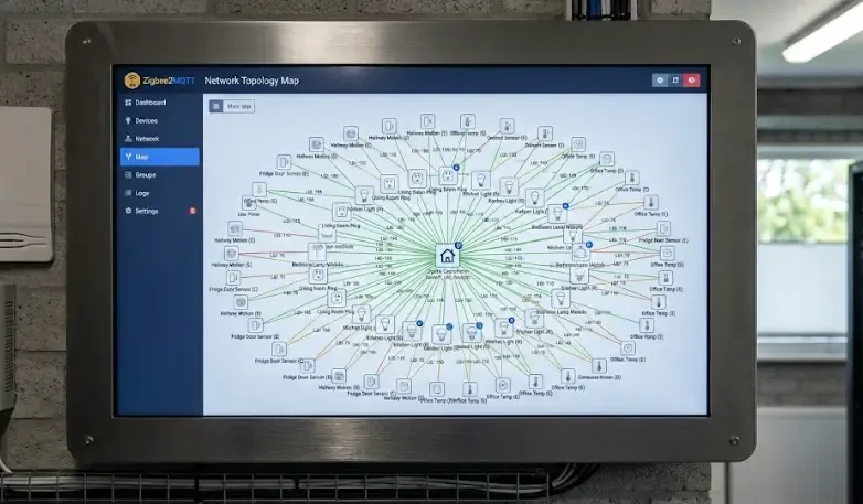 Panel de red Zigbee2MQTT