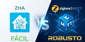 ZHA vs Zigbee2MQTT: ¿Cuál elegir para Home Assistant en 2026? ZHA vs Zigbee2MQTT: ¿Cuál elegir para Home Assistant en 2026?