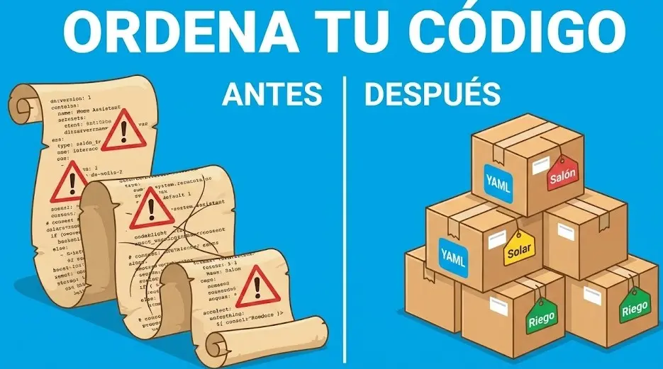 Dominando YAML en Home Assistant: Guía de Packages y Organización Dominando YAML en Home Assistant: Guía de Packages y Organización