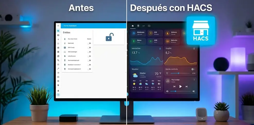 Guía HACS Home Assistant: Instala Integraciones y Tarjetas Guía HACS Home Assistant: Instala Integraciones y Tarjetas